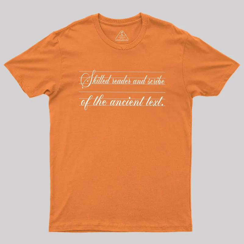Ancient Scribe Geek T-Shirt - Image 7