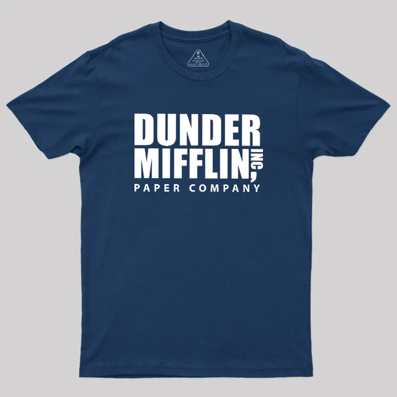 Alternative view of Dunder Mifflin Geek T-Shirt