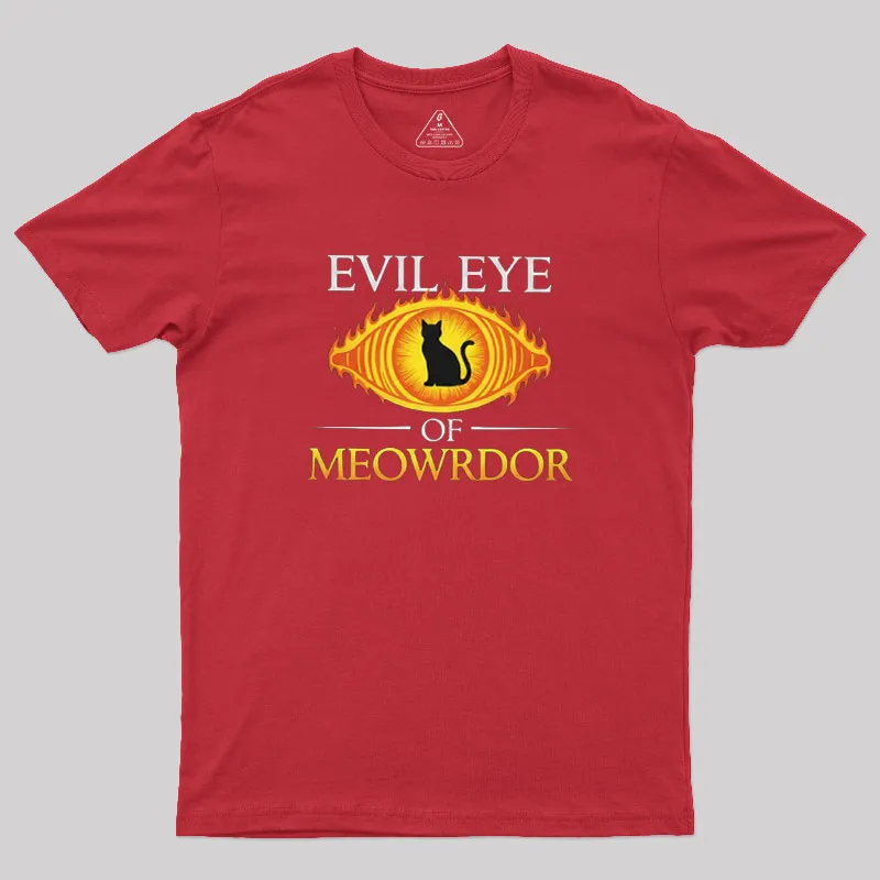 Evil Eye Of Meowrdor Geek T-Shirt - Image 7