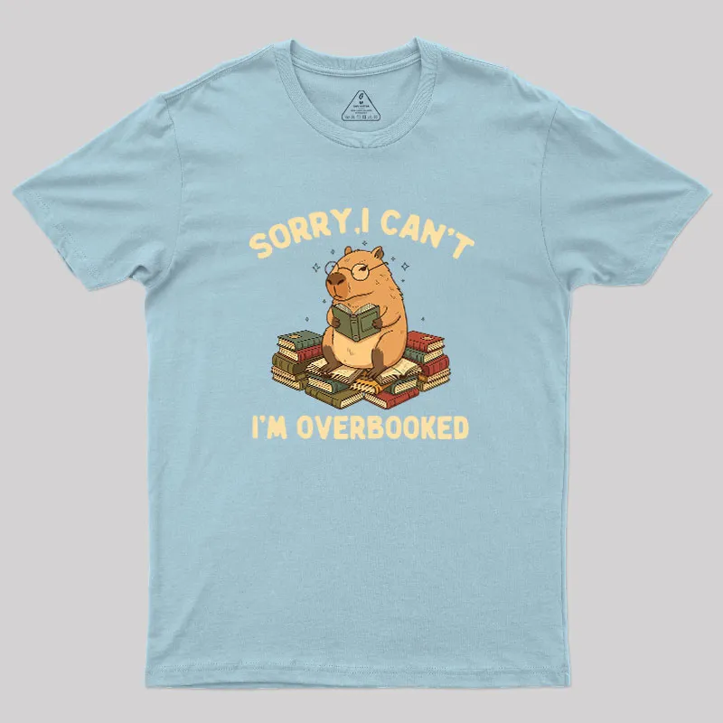 Overbooked Capybara Geek T-Shirt - Image 10