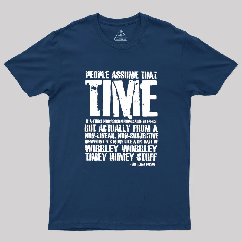Wibley Wobbley Timey Wimey Geek T-Shirt
