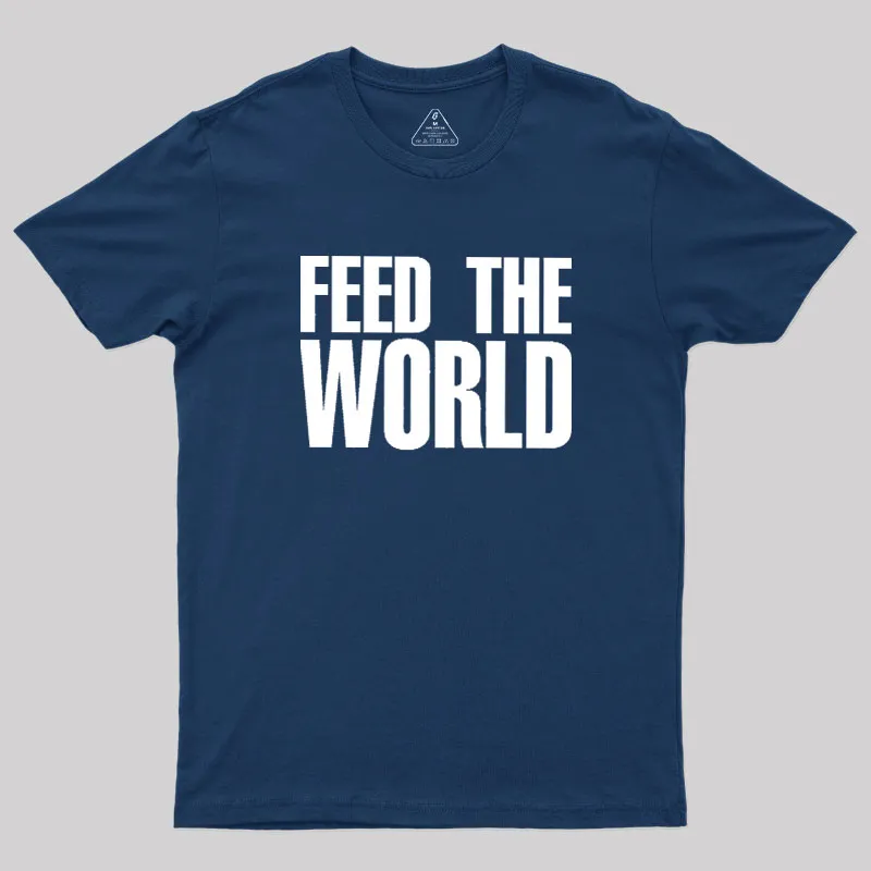 Alternative view of FEED THE WORLD Geek T-Shirt