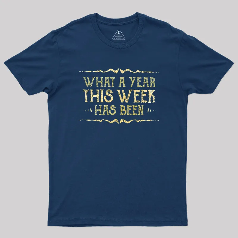 Alternative view of What A Year This Week Has Been Geek T-Shirt