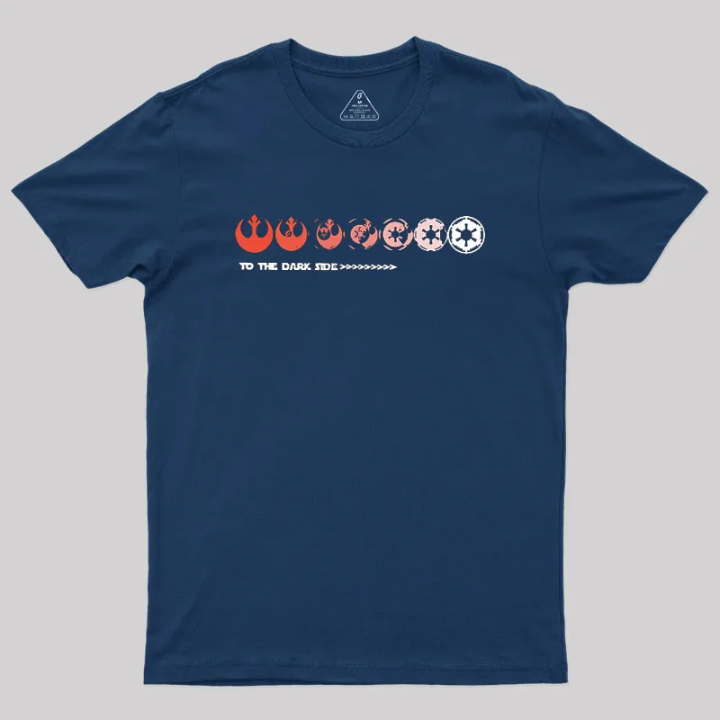 Alternative view of To The Dark Side Geek T-Shirt