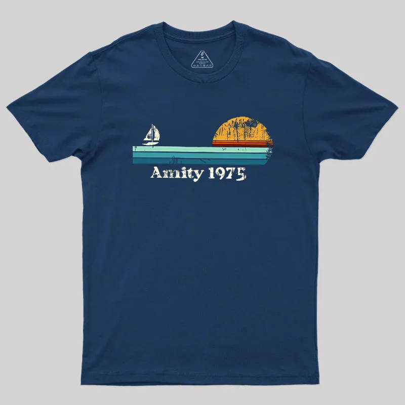 Alternative view of Sailboat Sunrise Summer Geek T-Shirt