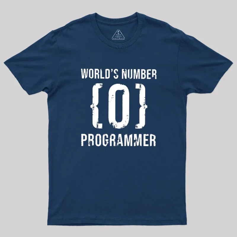 World's Number Programer Geek T-Shirt - Image 2