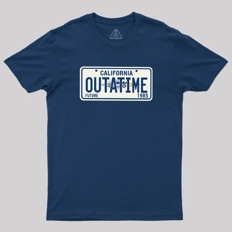 Alternative view of OUTATIME Geek T-Shirt
