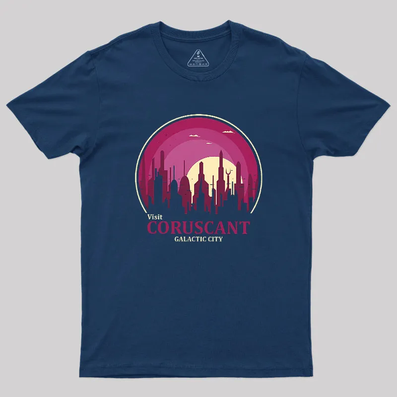 Alternative view of Visit Coruscant Geek T-Shirt