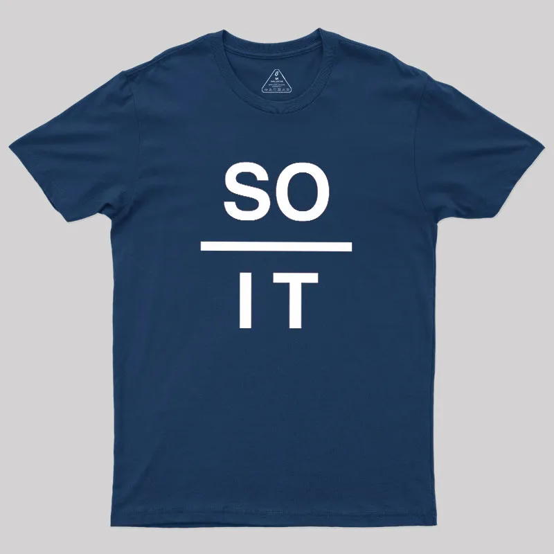 So Over It Geek T-Shirt - Image 2