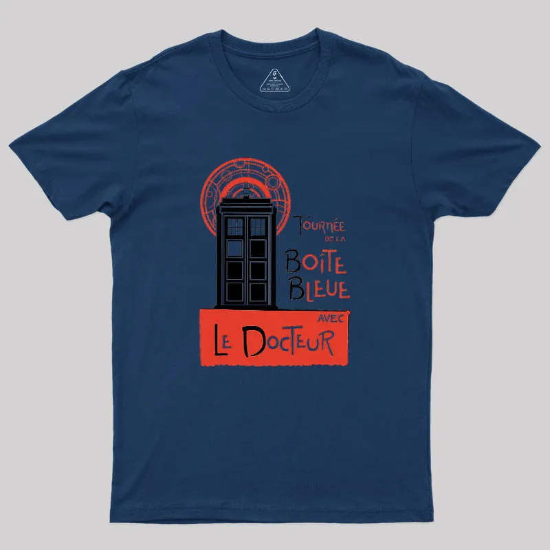 Alternative view of La Boîte Bleue Geek T-Shirt