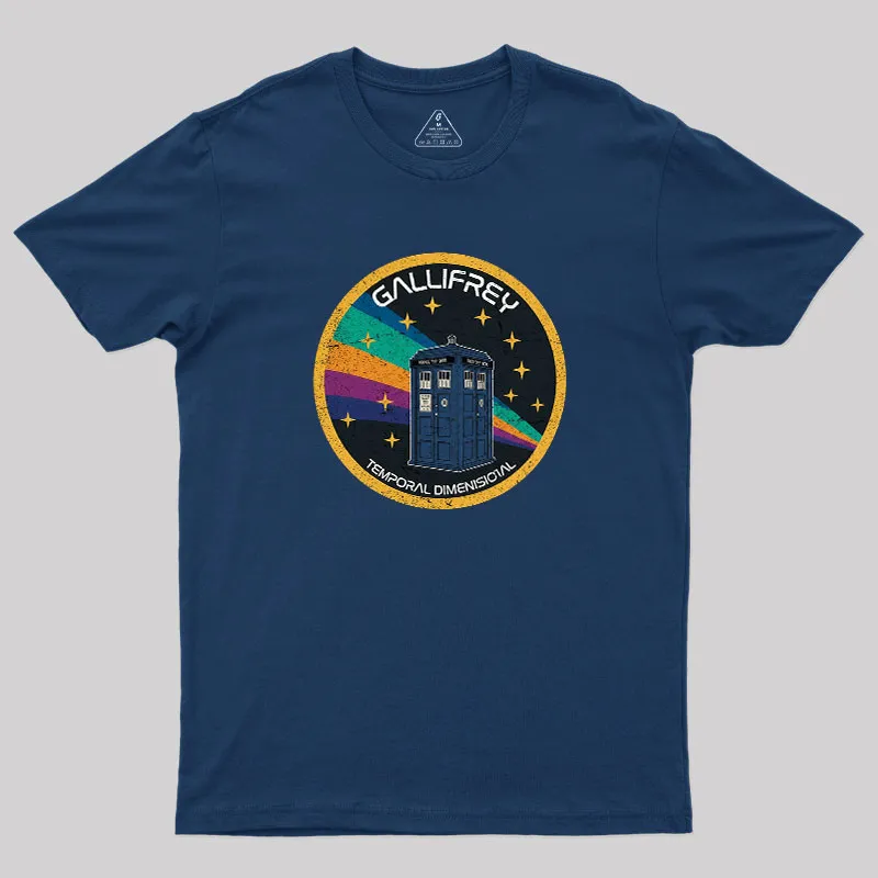 Alternative view of Temporal Dimensional Geek T-Shirt