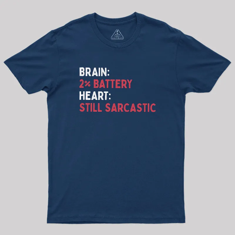 Alternative view of Still Sarcastic Geek T-Shirt