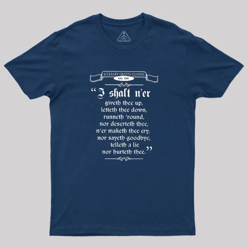 Alternative view of Thou Hast Been Sir Richard Roll'd Geek T-Shirt