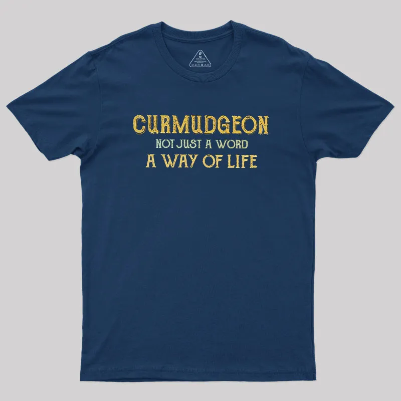 Alternative view of Curmudgeon Geek T-Shirt