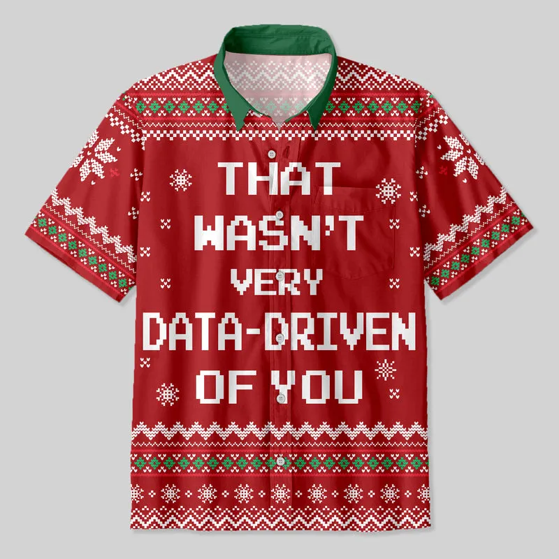 That Wasn't Very Data Driven Of You Button Up Pocket Shirt - Image 3