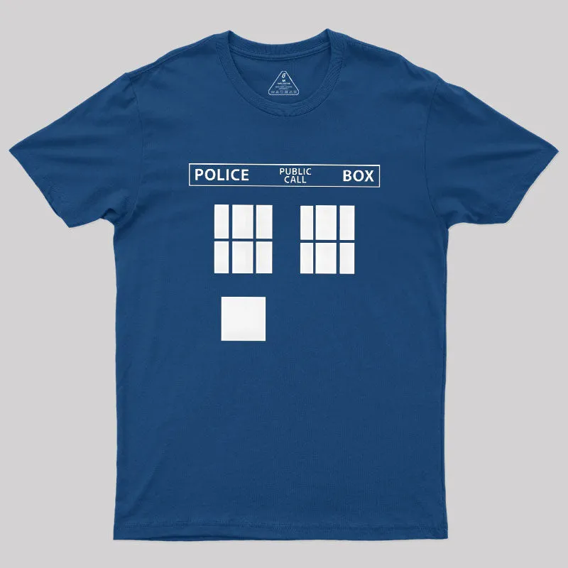 Tardis The Blue Box Geek T-Shirt