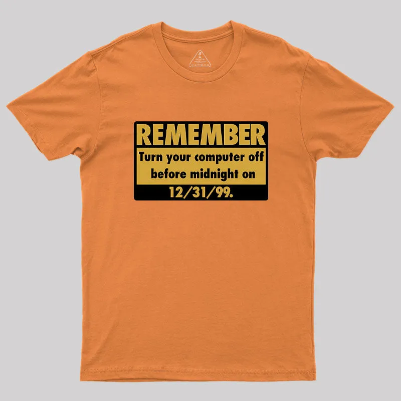 The Millennium Bug Vintage Art Geek T-Shirt - Image 7