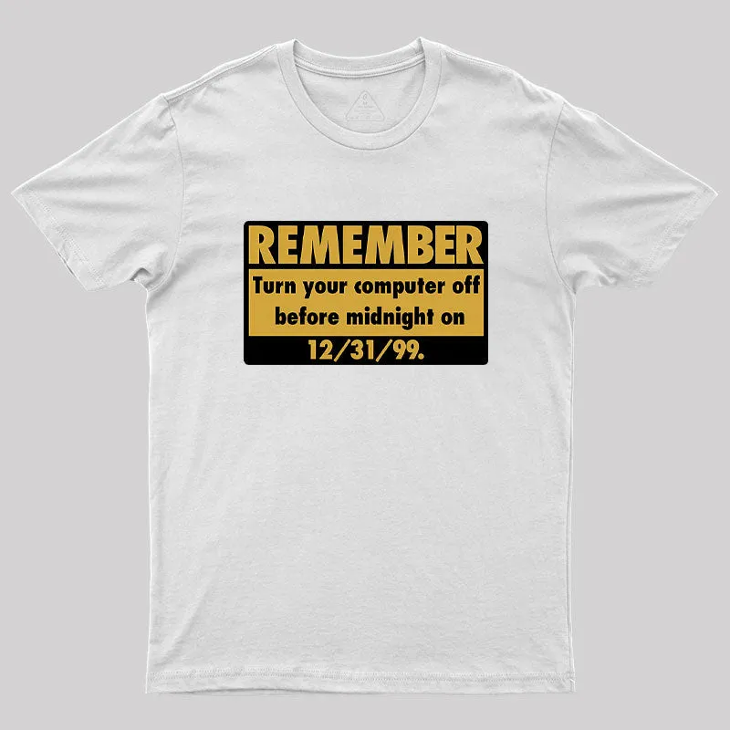 The Millennium Bug Vintage Art Geek T-Shirt - Image 11