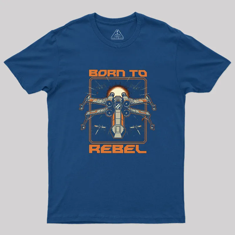 Alternative view of Space War Rebel Geek T-Shirt
