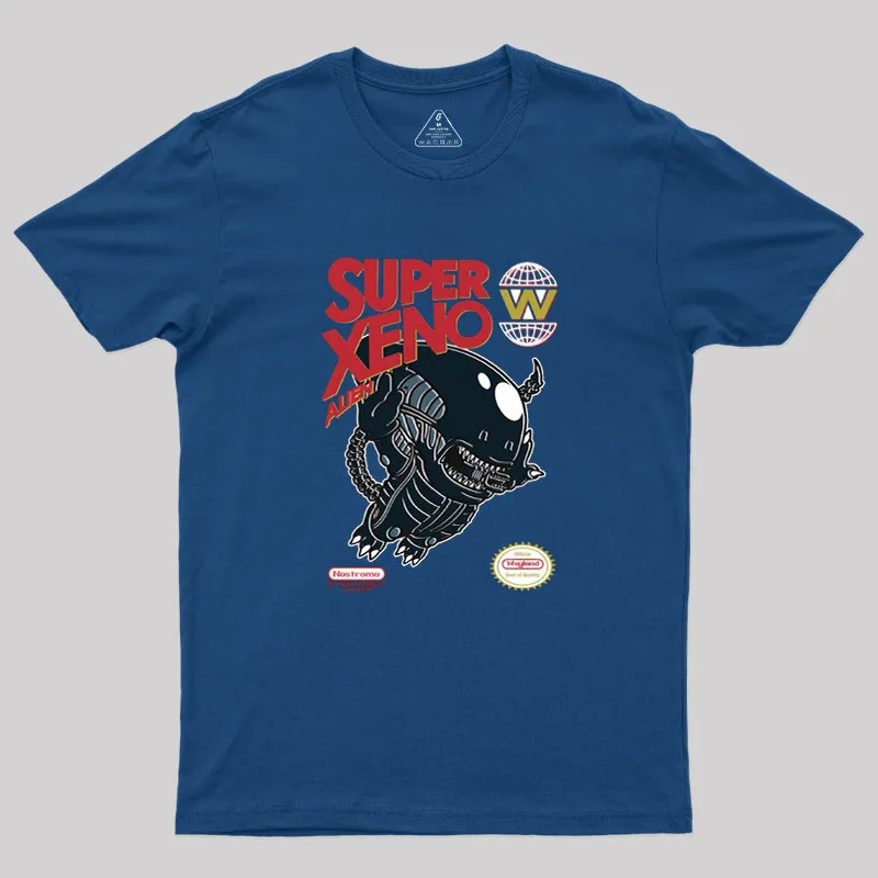 Alternative view of Super Xeno Alien Geek T-Shirt