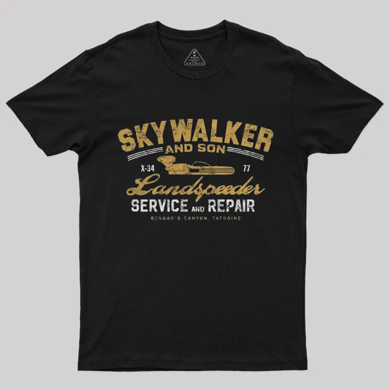 Skywalker & Son Landspeeder Repair T-Shirt