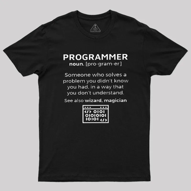 Funny Programmer Definition T-Shirt