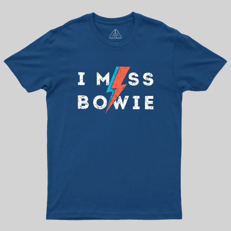 I Miss Bowie Geek T-Shirt - Image 2