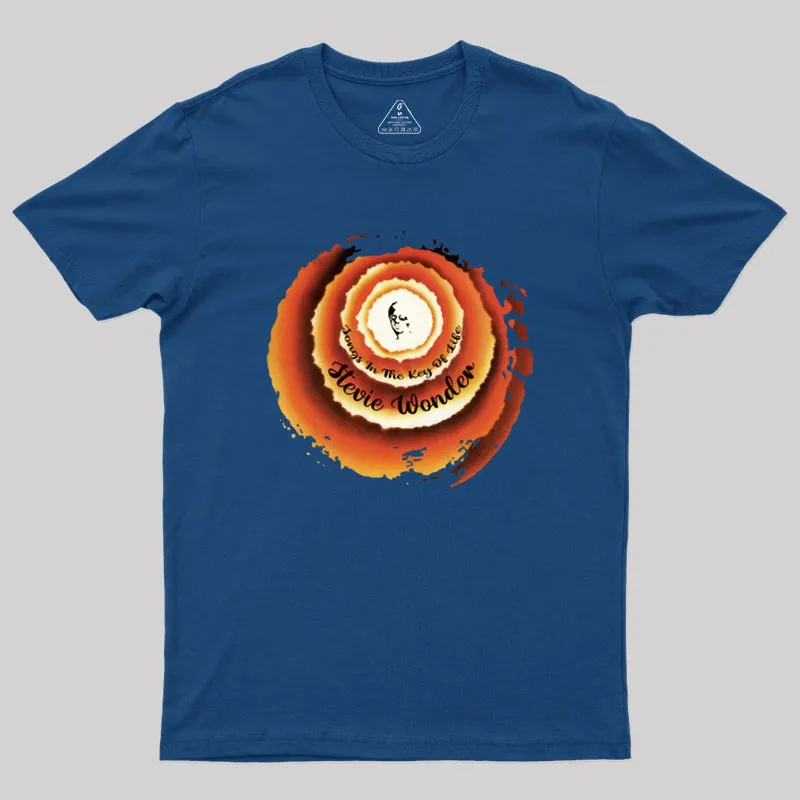 Stevie Wonder Songs In The Key Of Life Geek T-Shirt - Image 2