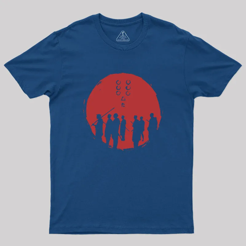 Alternative view of Seven Samurai Geek T-Shirt