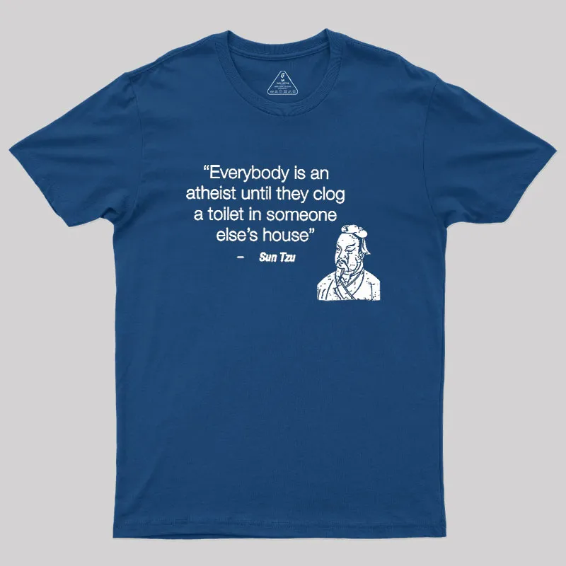 Alternative view of Funny Sun Tzu Saying Geek T-Shirt