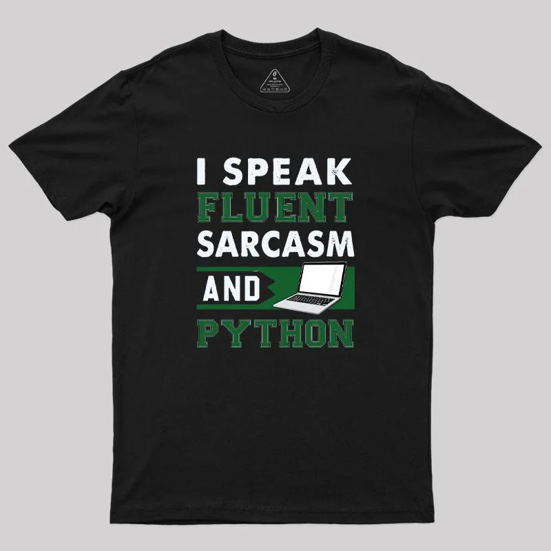 I Speak Fluent Python T-Shirt - Image 5