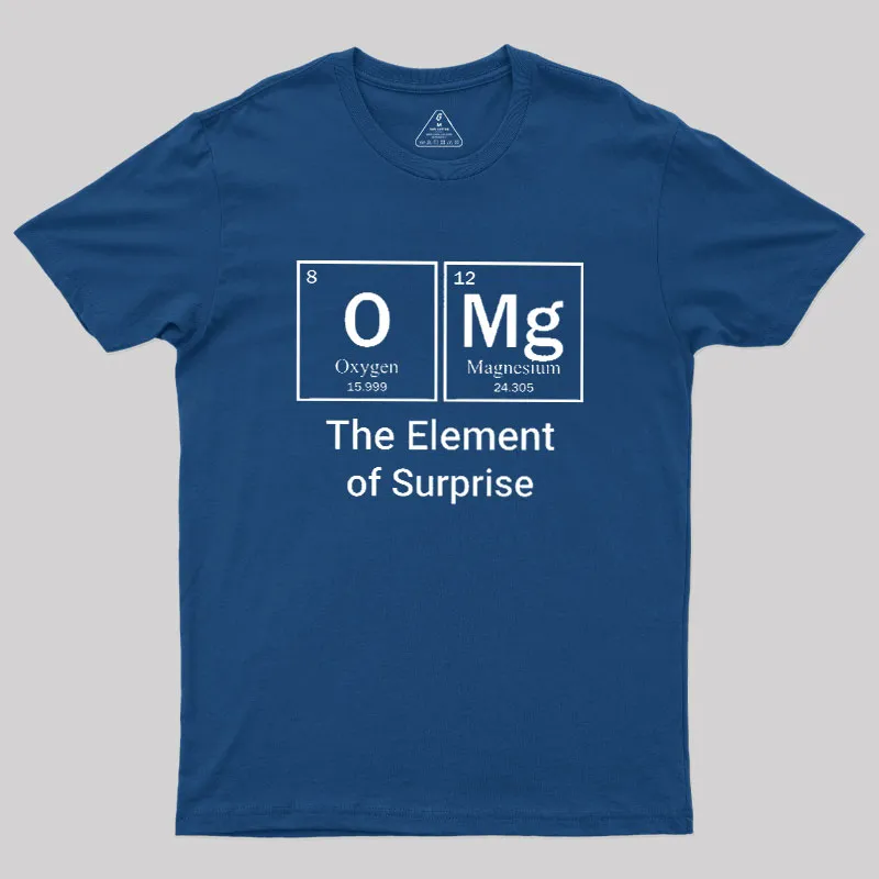 OMG The Element Of Surprise Geek T-Shirt