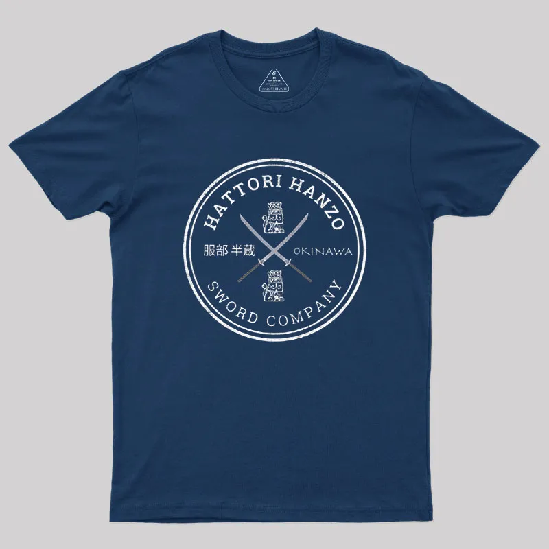 Alternative view of Hattori Hanzo Sword Company Geek T-Shirt