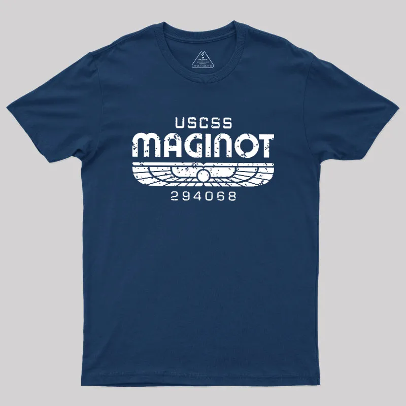 Alternative view of USCSS Maginot Geek T-Shirt