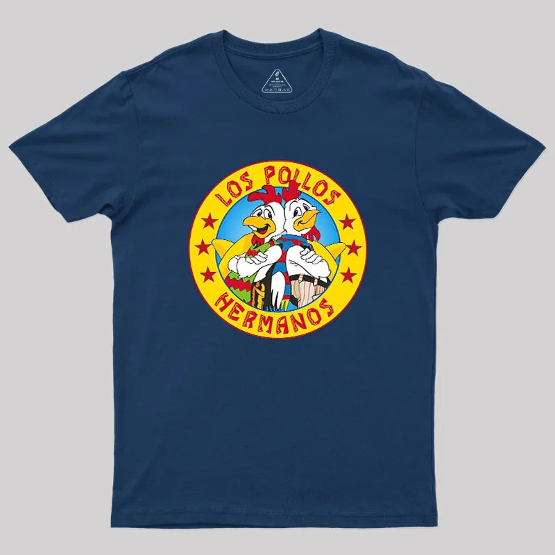 Alternative view of Los Pollos Hermanos Geek T-Shirt