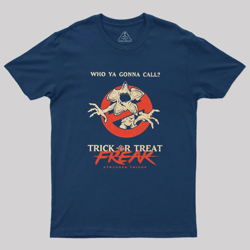 Alternative view of Who Ya Gonna Call Geek T-Shirt