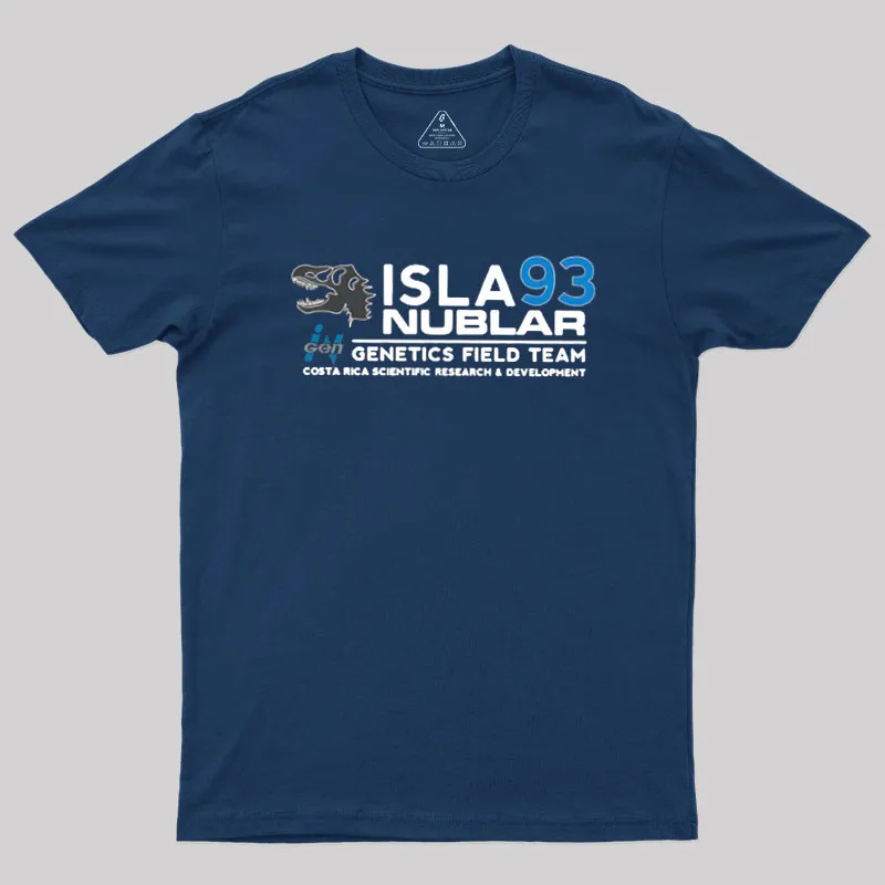 Alternative view of Isla Nublar Geek T-Shirt