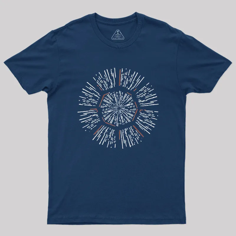 Alternative view of Light Speed Geek T-Shirt