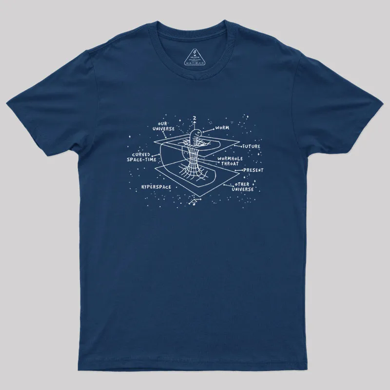 Alternative view of Wormhole Geek T-Shirt