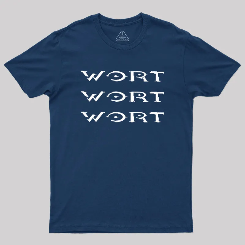 Alternative view of Wort Wort Wort Geek T-Shirt