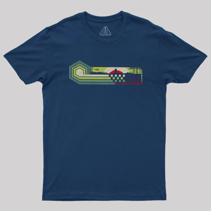 Alternative view of Get to the Chopper Retro Geek T-Shirt