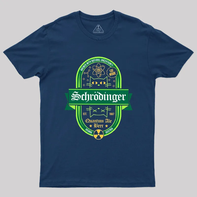 Schrodinger Quantum Ale Beer Geek T-Shirt - Image 2