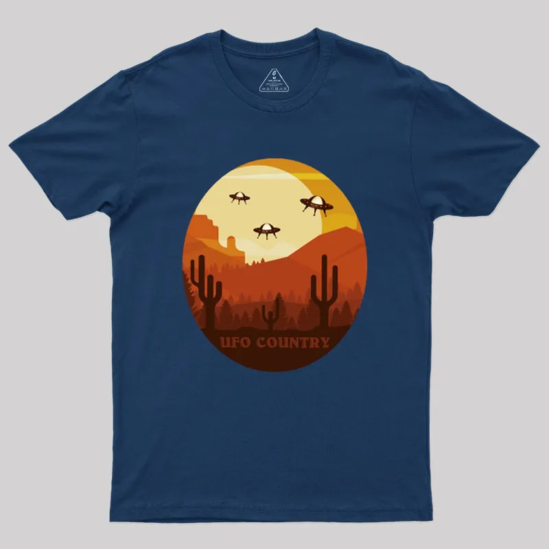 UFO Country Geek T-Shirt - Image 2