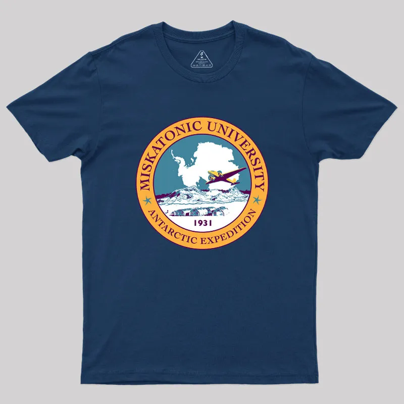Alternative view of Miskatonic University Antarctic Expedition 1931 Geek T-Shirt