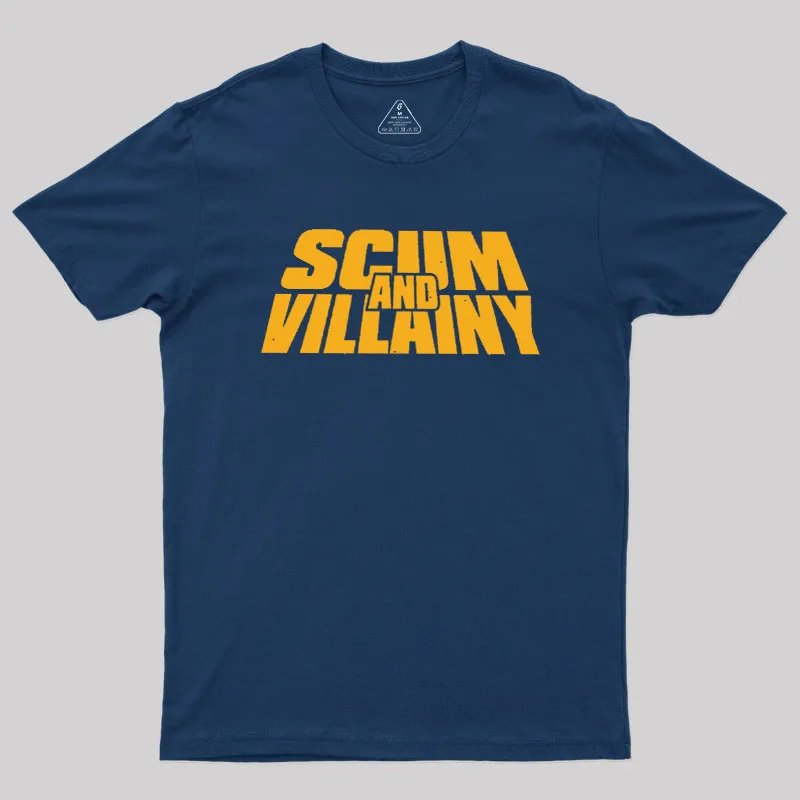 Alternative view of Scum and Villainy Geek T-Shirt