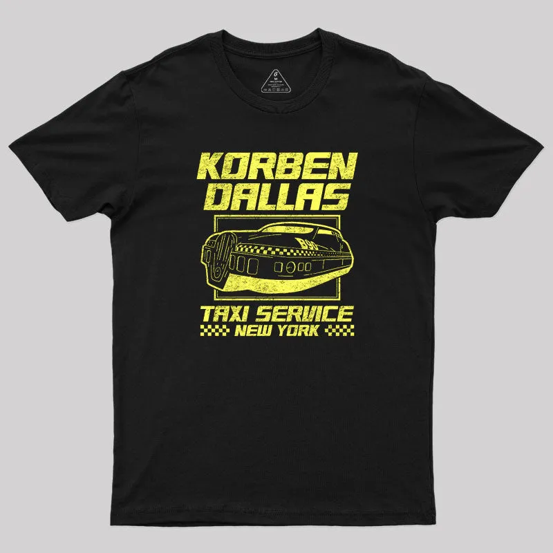 Korben Dallas Taxi Service T-Shirt - Image 3