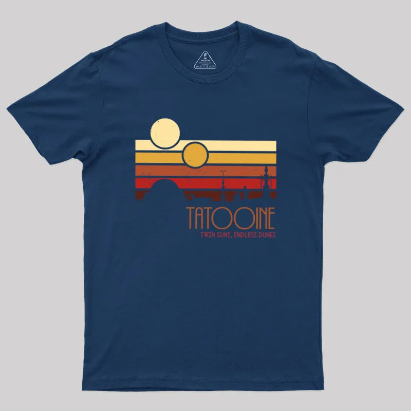 Twin Suns Geek T-Shirt - Image 2