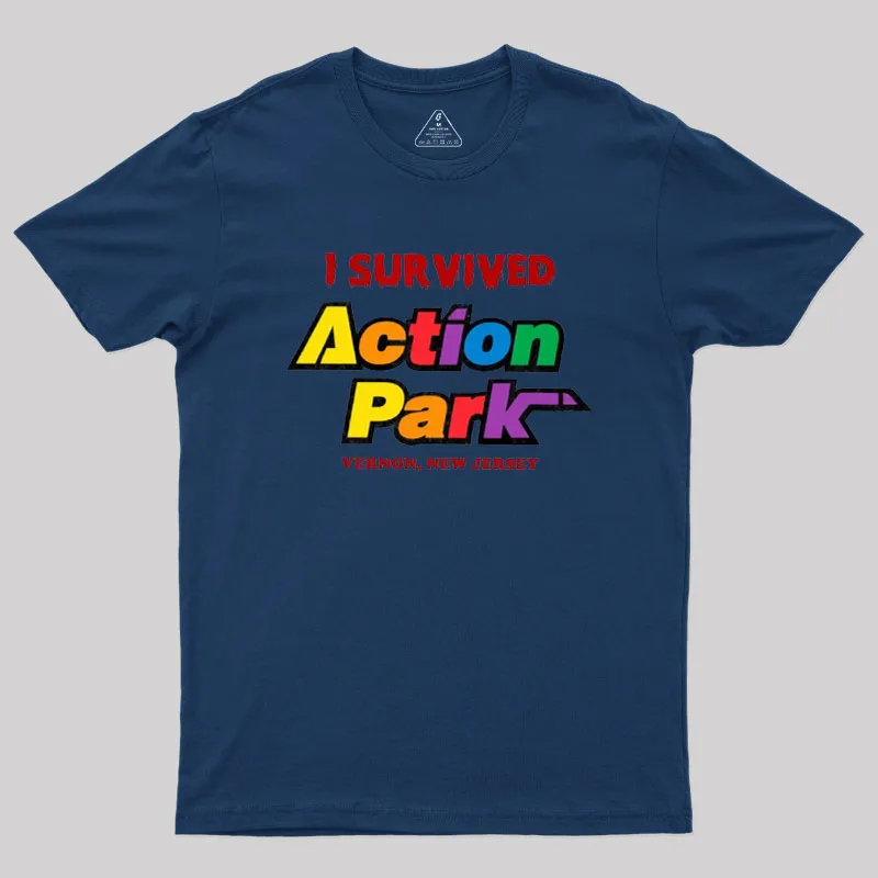 I Survived Action Park Geek T-Shirt - Image 2