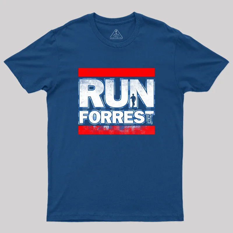 Alternative view of Run Forrest Geek T-Shirt