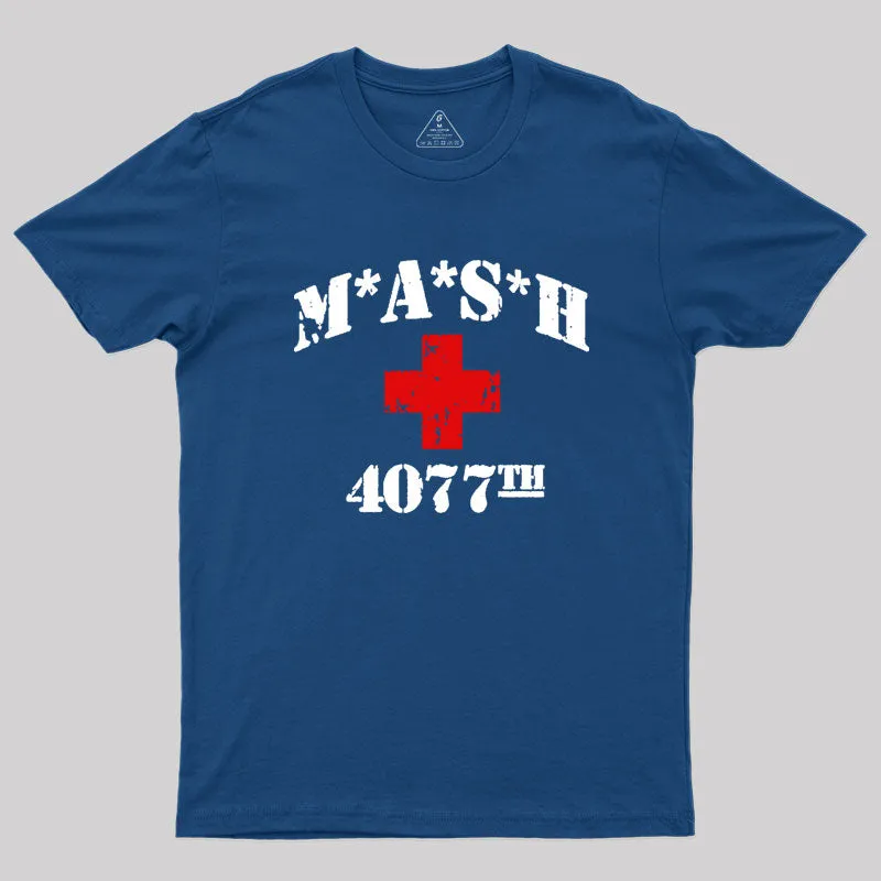 Alternative view of Mash 70s Tv Military Hit Show Army Surgical Unit Tee 70s Geek T-Shirt